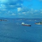 Auf der Bosphorus Brücke