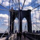 Auf der Brooklyn Bridge