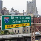 Auf der Brooklyn Bridge