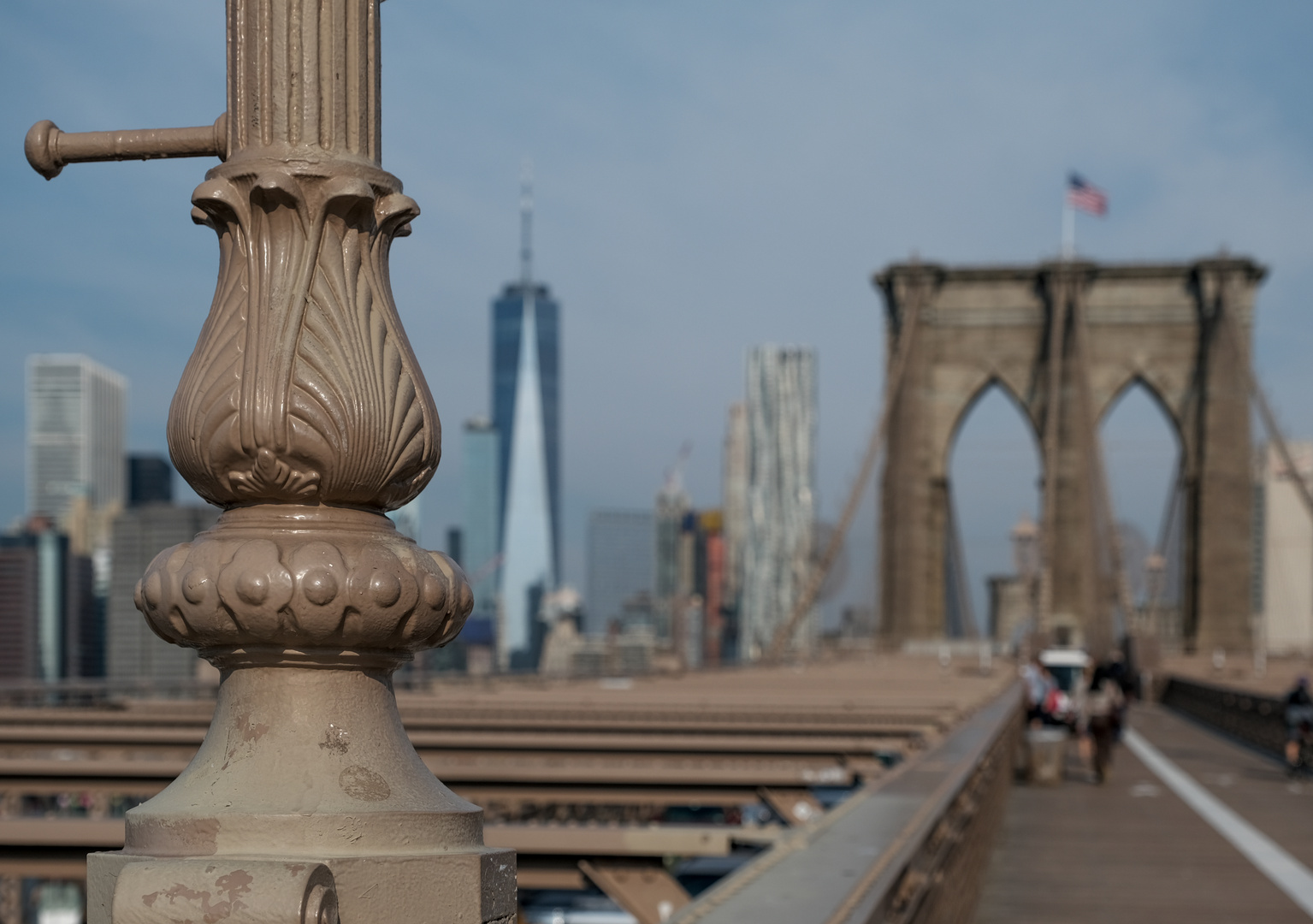 auf der Brooklyn Bridge