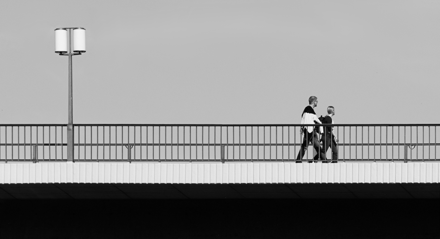 Auf der Brücke