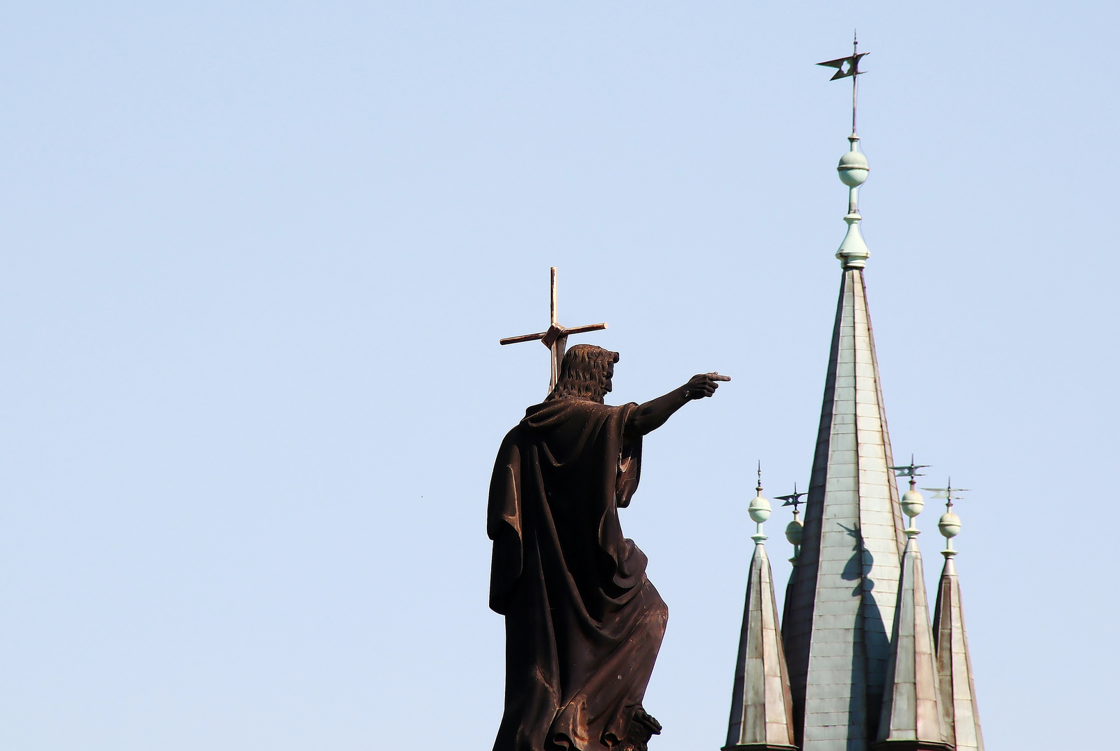 auf der Brücke