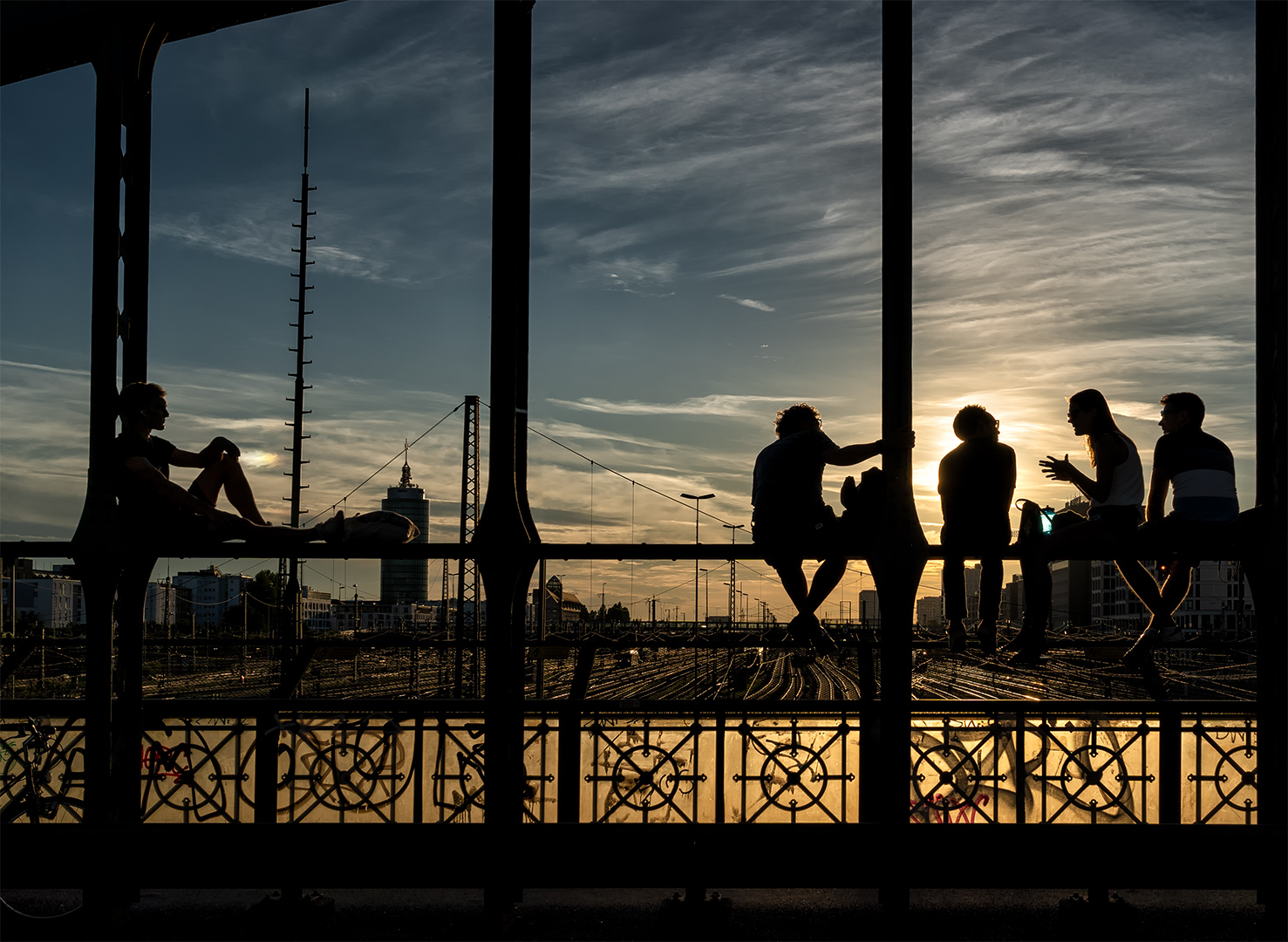 Auf der Brücke