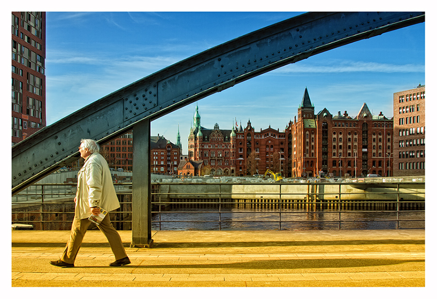 auf der Brücke