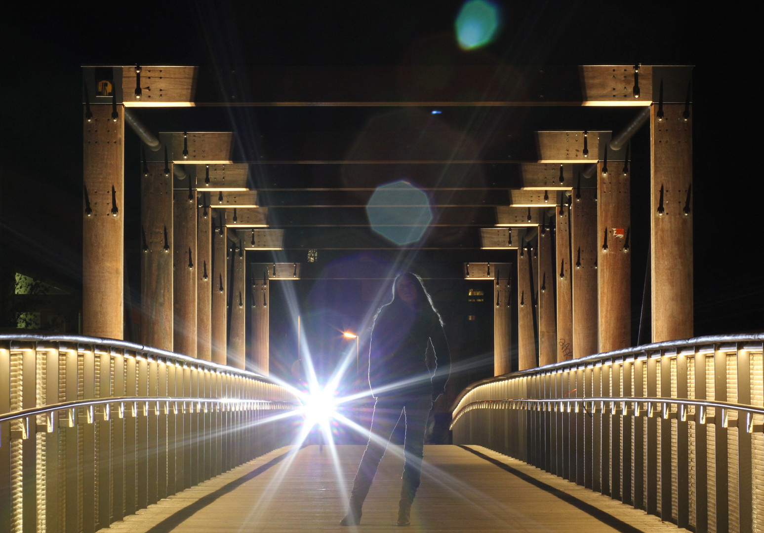 Auf der Brücke