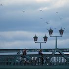 Auf der Brücke.