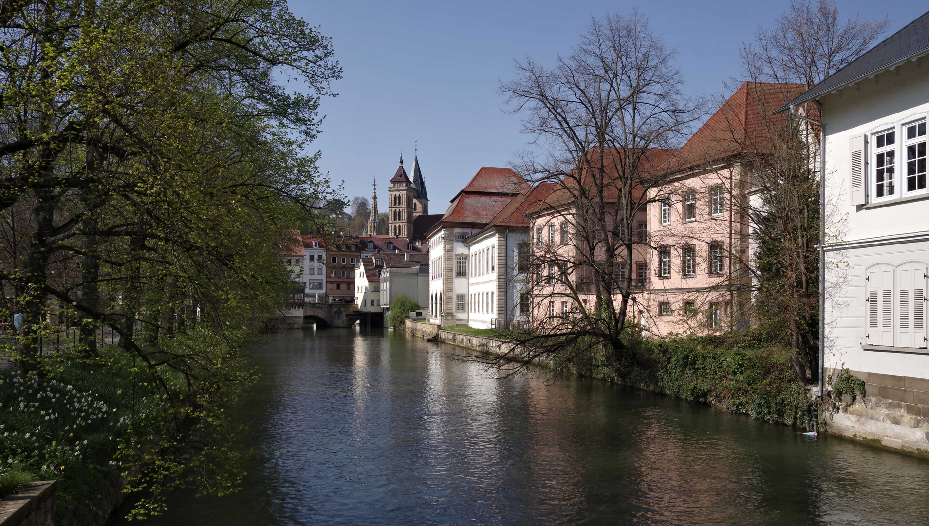 ...auf der Brücke im Park