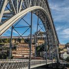 Auf der Brücke Ponte Dom Luis I