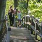 Auf der Brücke über die Wümme