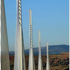 Auf der Brücke von Millau