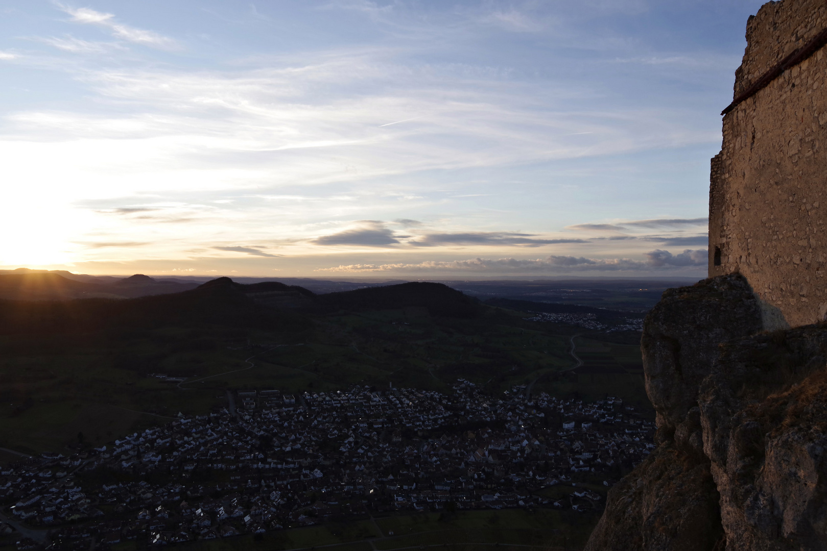 auf der Burg Hohen Neuffen