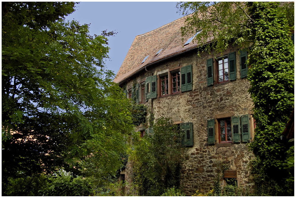 Auf der Burg Wachenburg bei Weinheim.