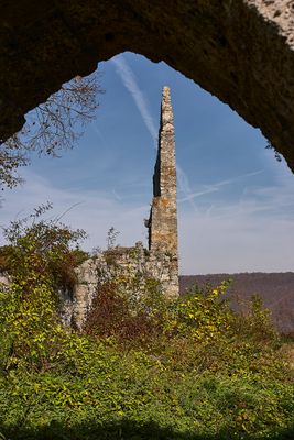 Auf der Burgruine Hohenurach