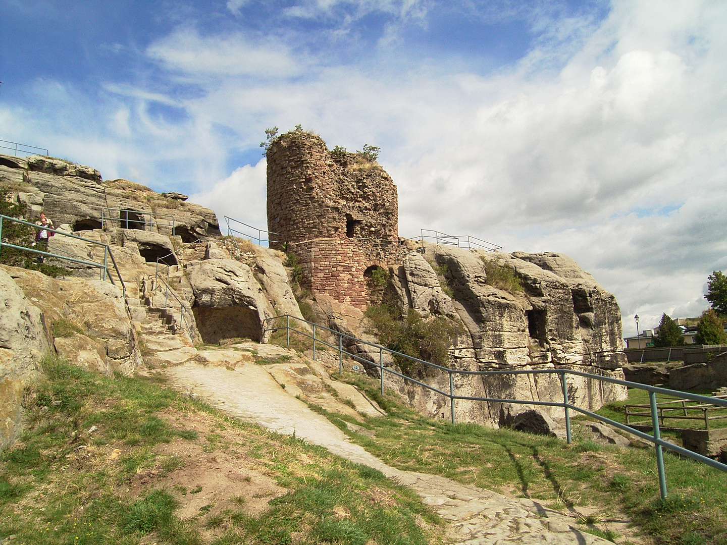 auf der Burgruine Regenstein