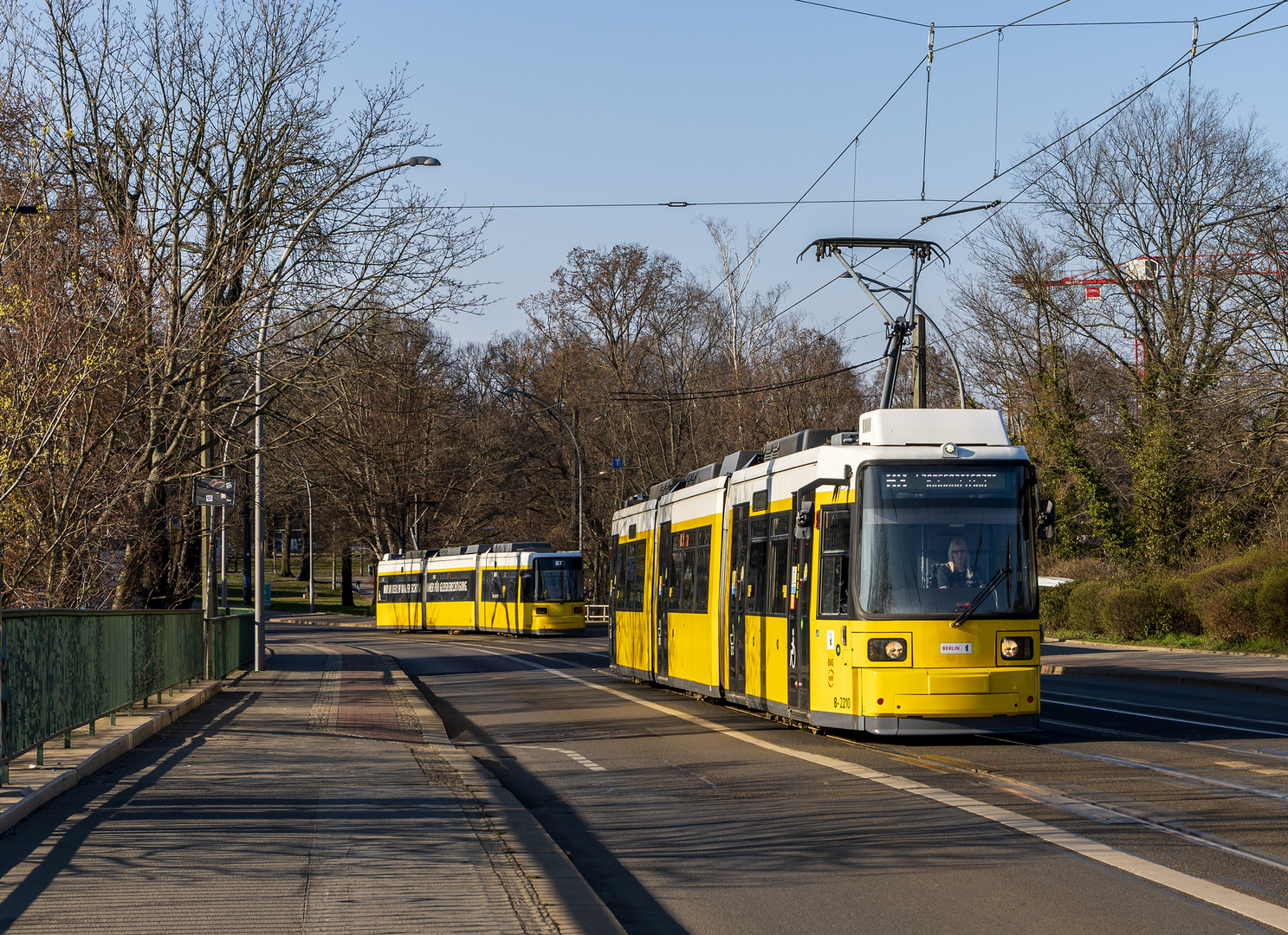 Auf der Dammbrücke