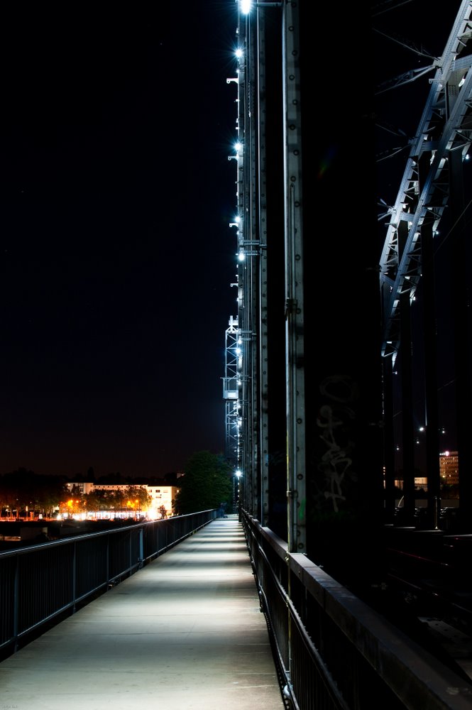 Auf der Deutschherrnbrücke