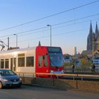 Auf der Deutzer Brücke