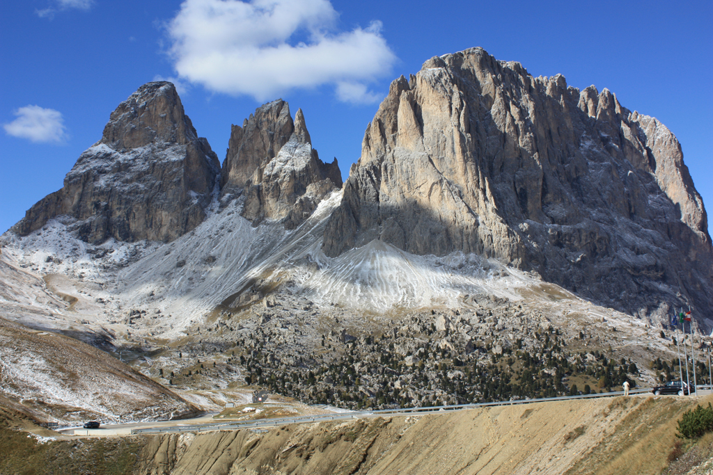 Auf der Dolomiten-Rundfahrt