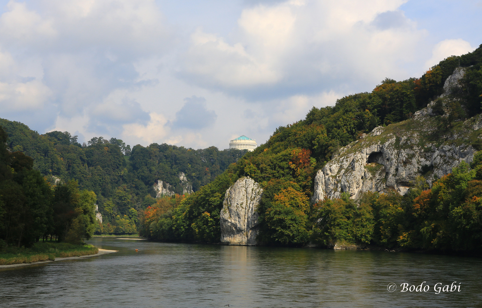 Auf der Donau in Richtung Kelheim