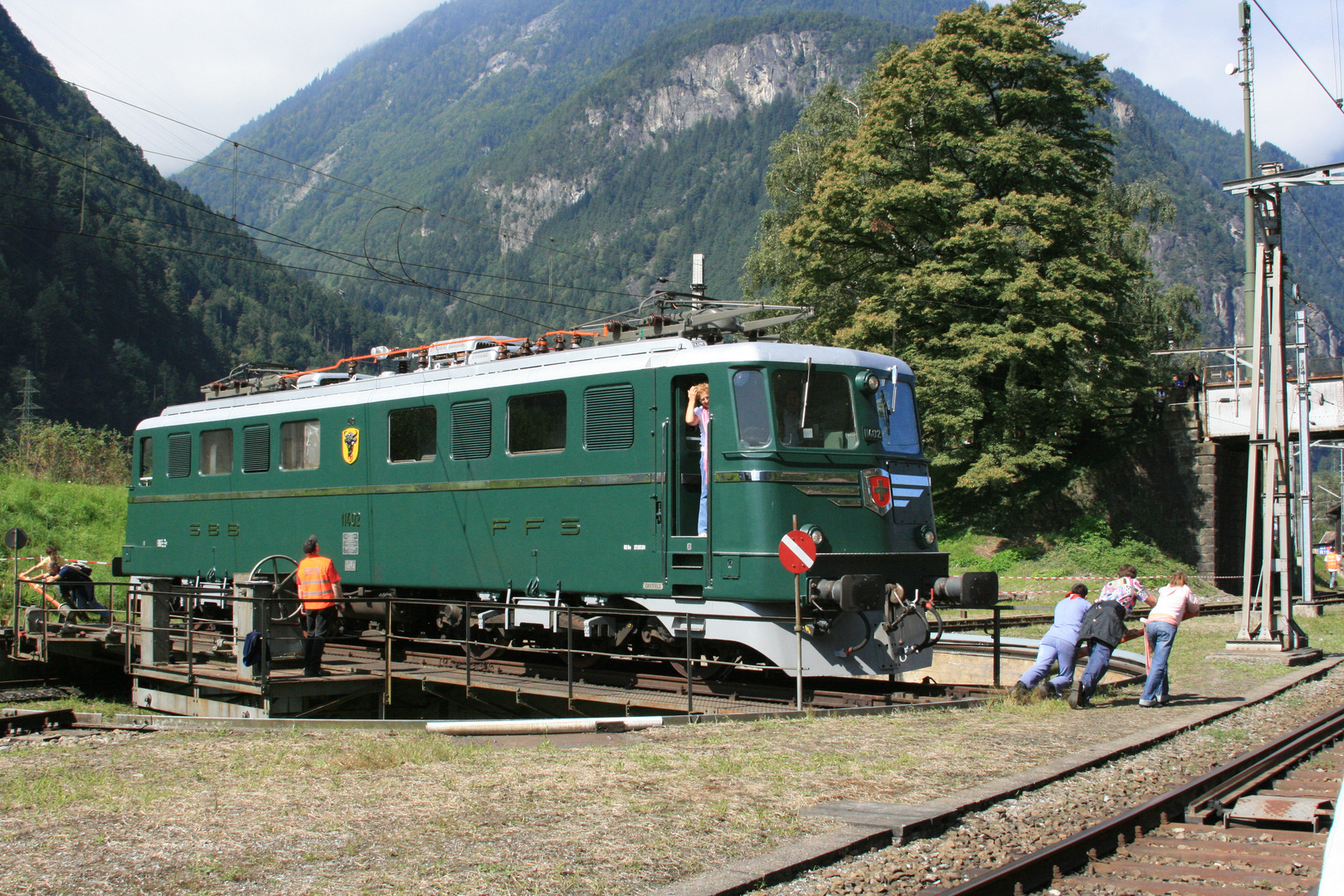 Auf der Drehscheibe