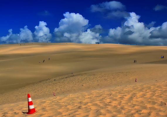 Auf der Düne gen Himmel ...