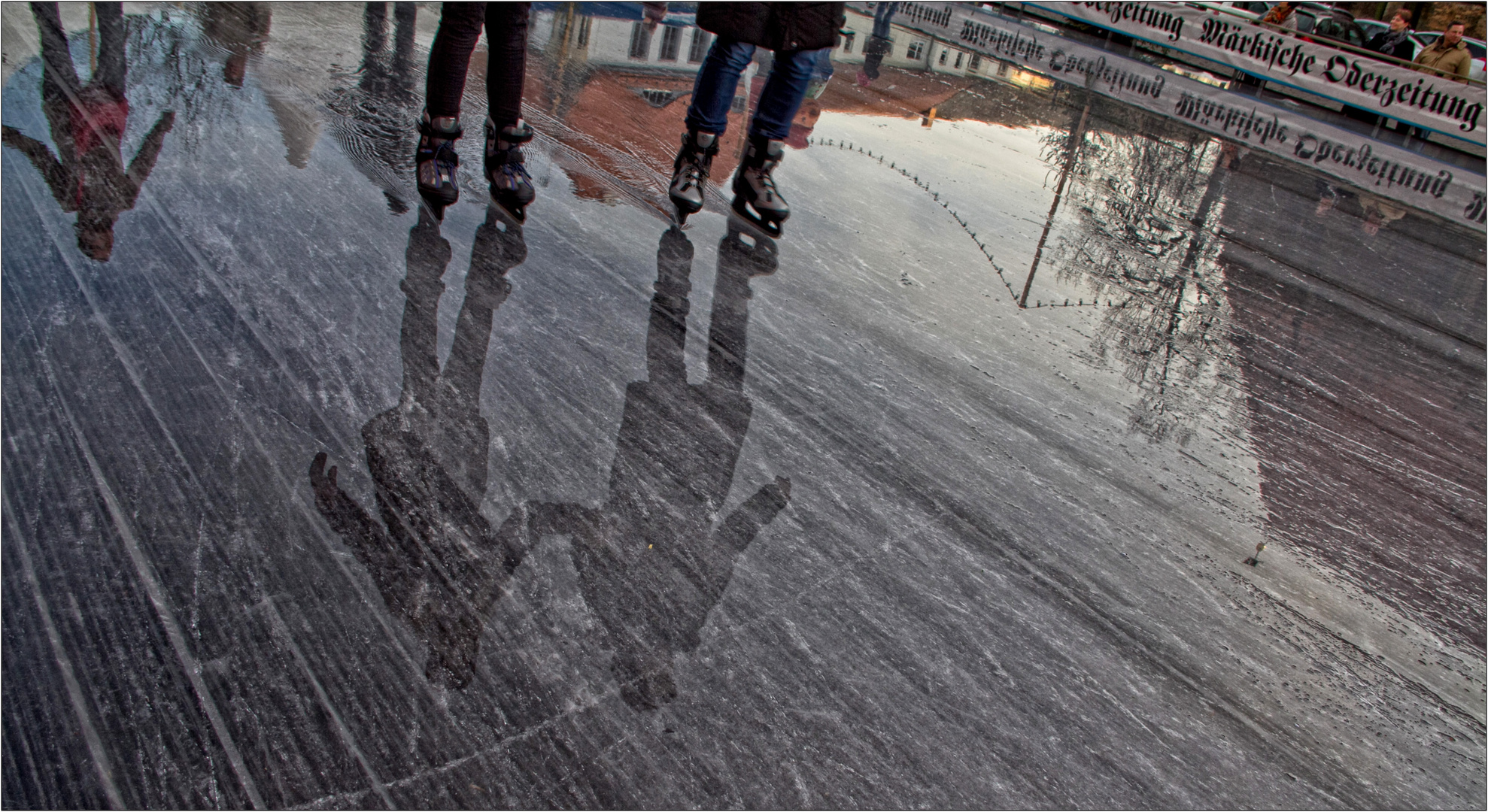 auf der Eisbahn