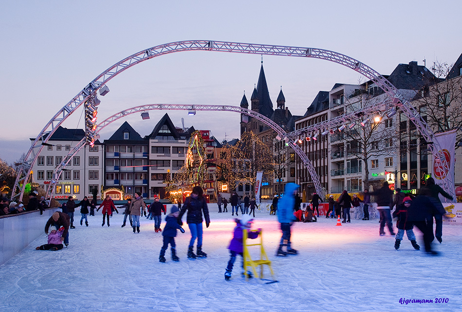 auf der eisbahn......