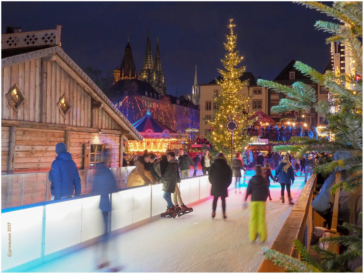 auf der eisbahn......