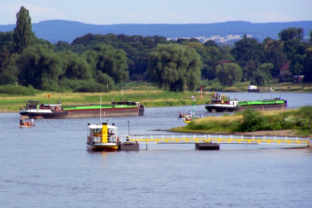 Auf der Elbe