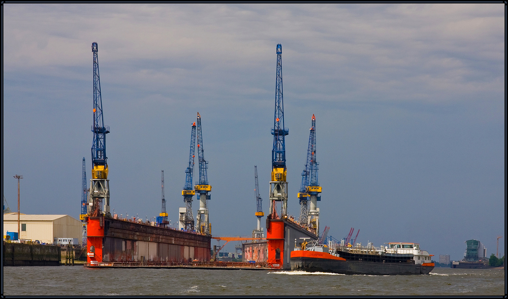 Auf der Elbe