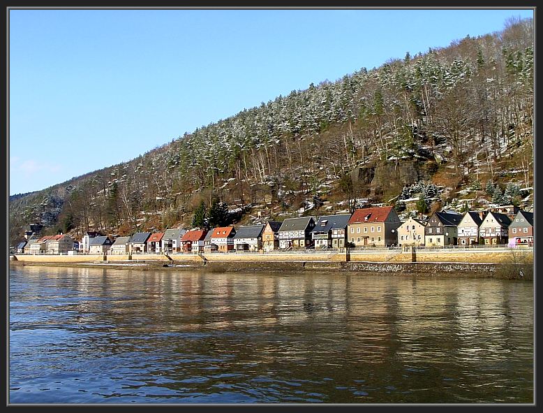 Auf der Elbe