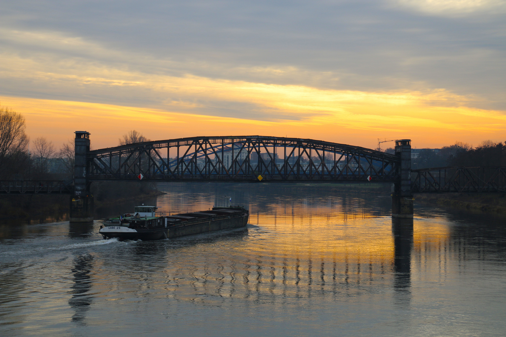 Auf der Elbe 