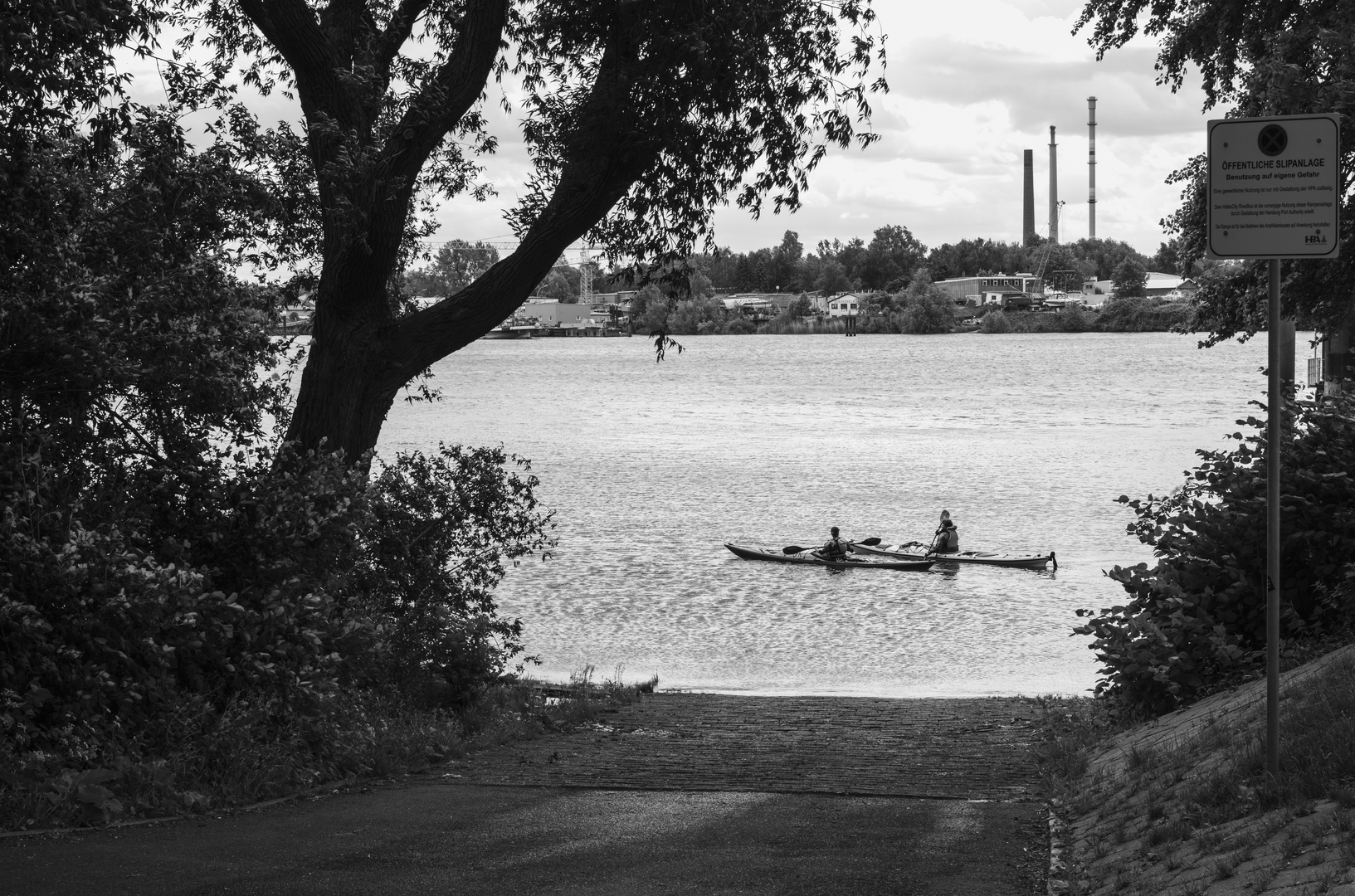 Auf der Elbe