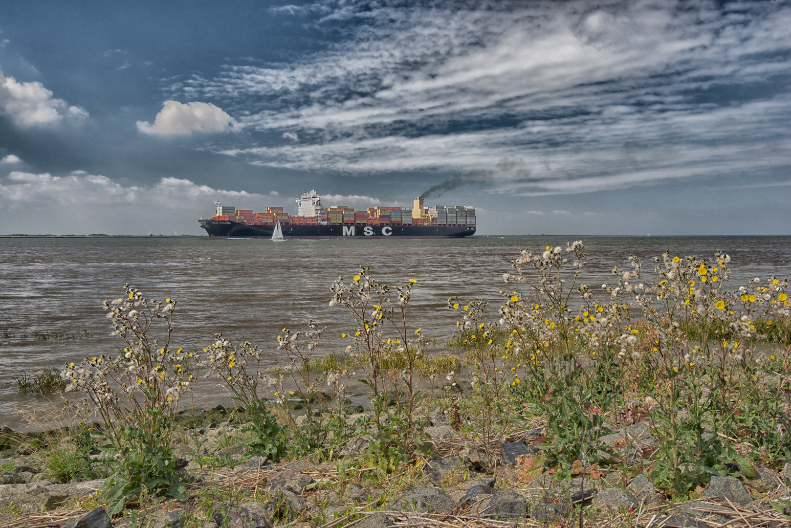 Auf der Elbe