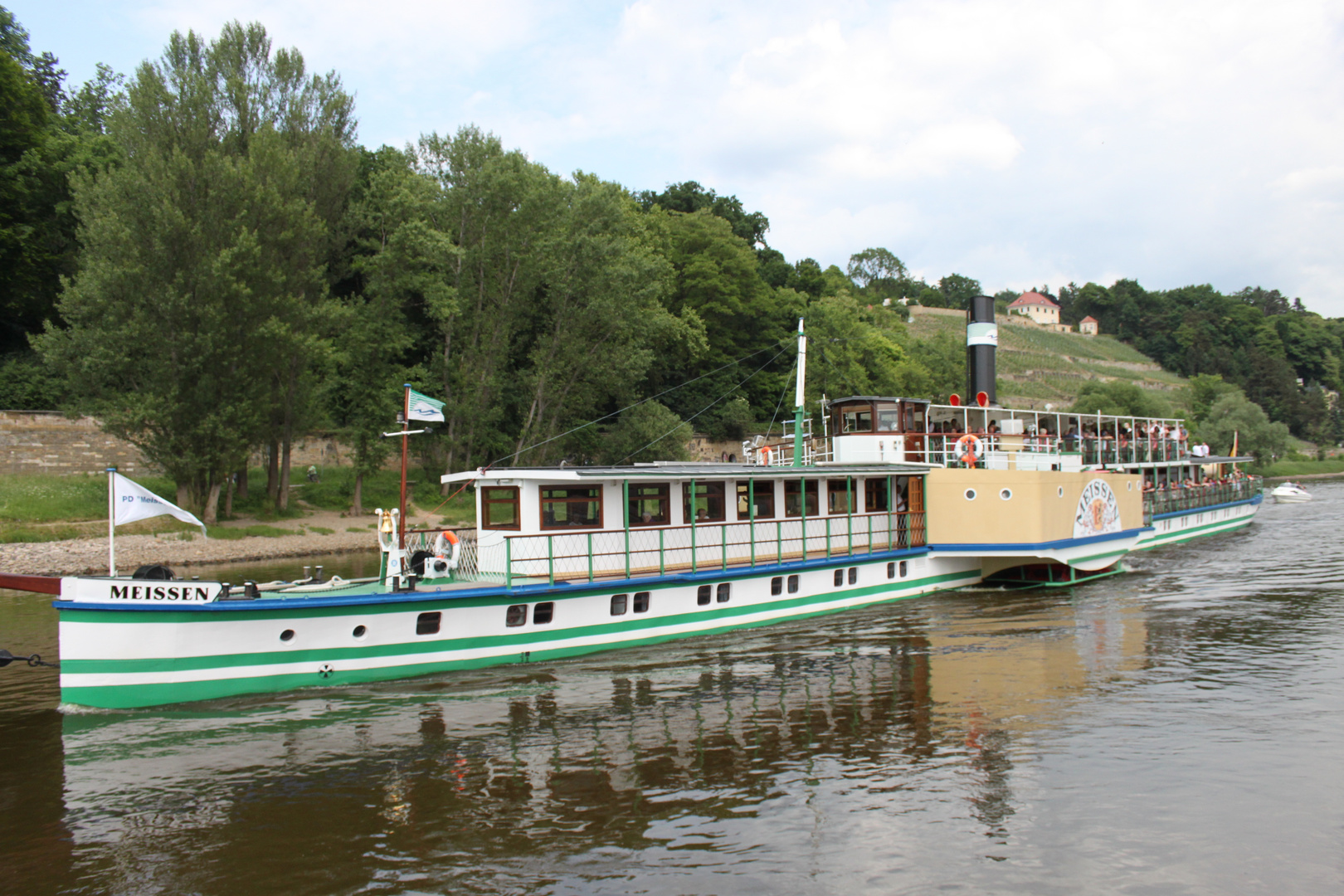 auf der Elbe