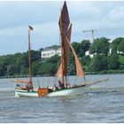 ...auf der Elbe...Wind von achtern 