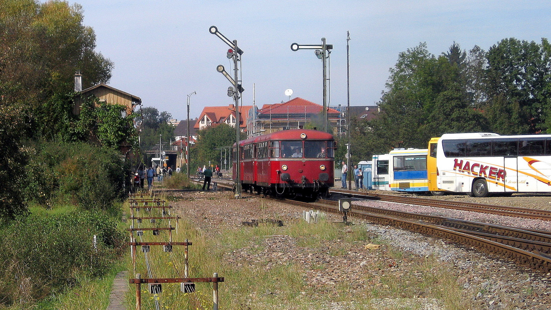 Auf der Elsenztalbahn beim Stw in Steinsfurt