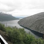 Auf der Erzbahn-Trasse  Kiruna - Narvik