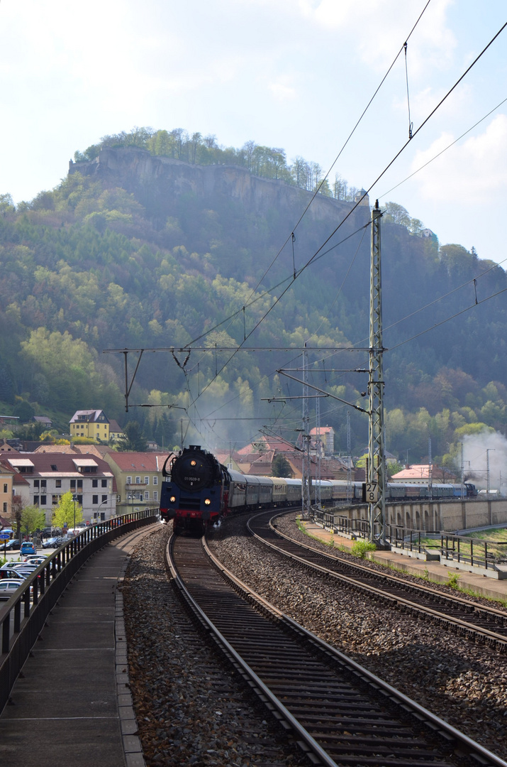 Auf der Fahrt nach Decin,