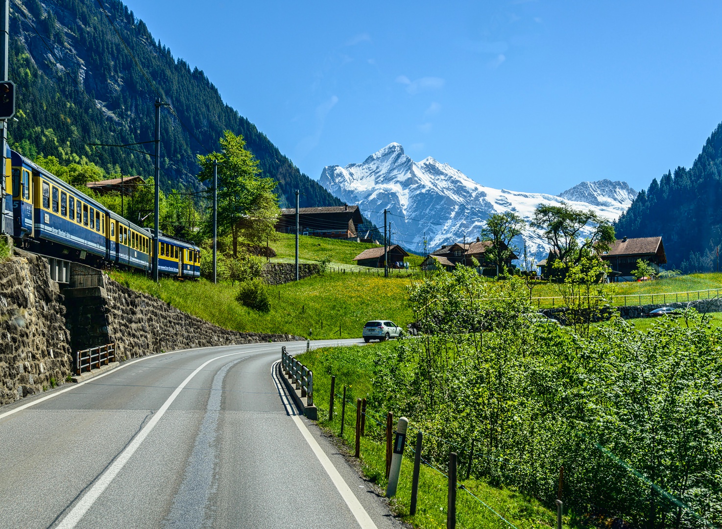 Auf der Fahrt nach Grindelwald  CH