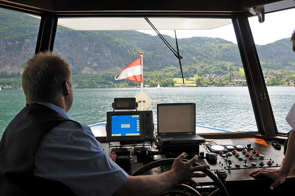 Auf der Fahrt nach St. Gilgen im Salzkammergut