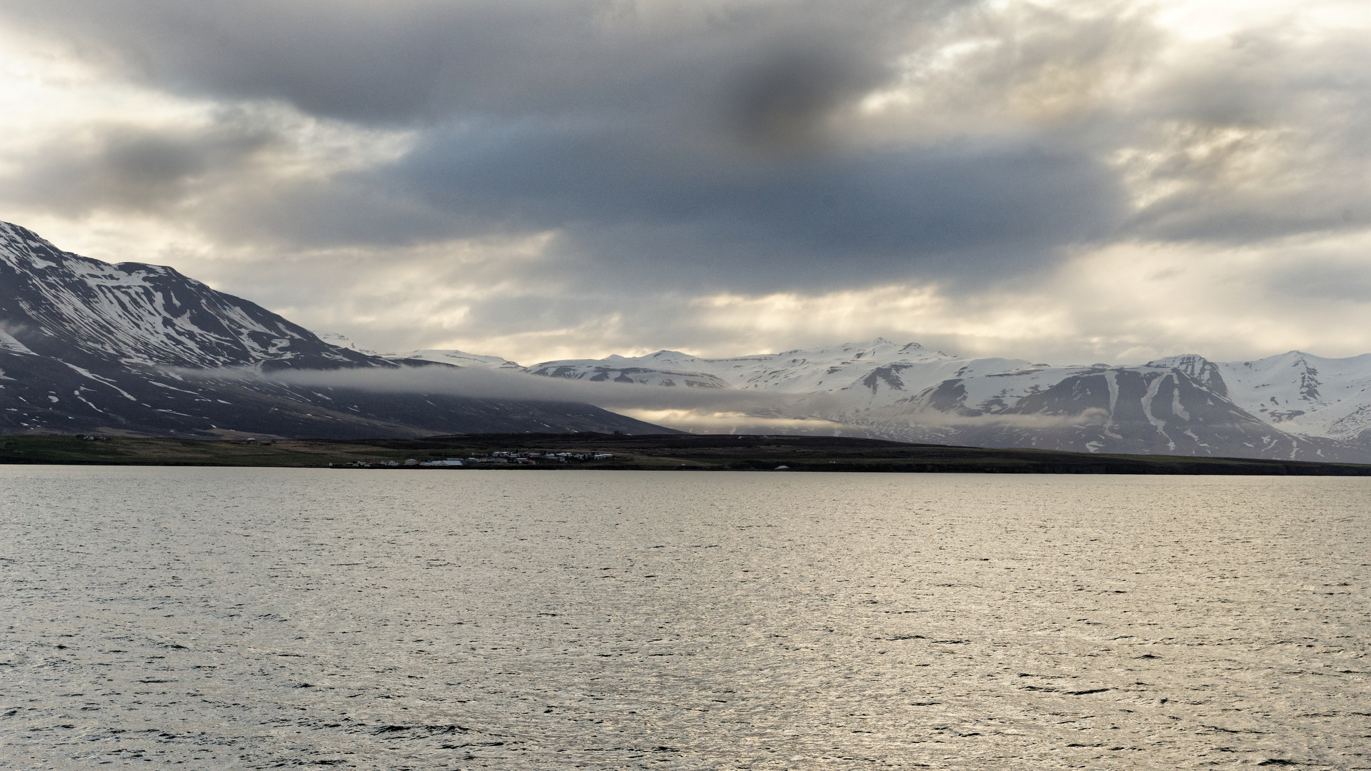 auf der Fahrt von Grimsey nach Akureyri