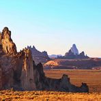 Auf der Fahrt von Kayenta zum Monument Valley...