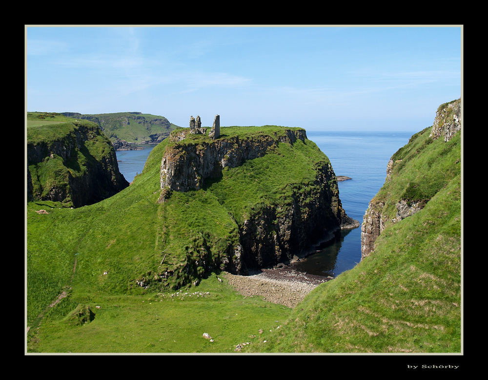 auf der Fahrt von Rope Bridge nach Giants Causeway