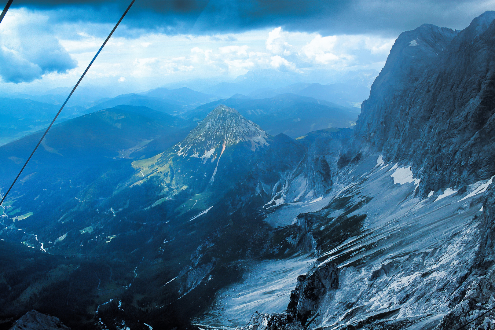 Auf der Fahrt zum Dachstein