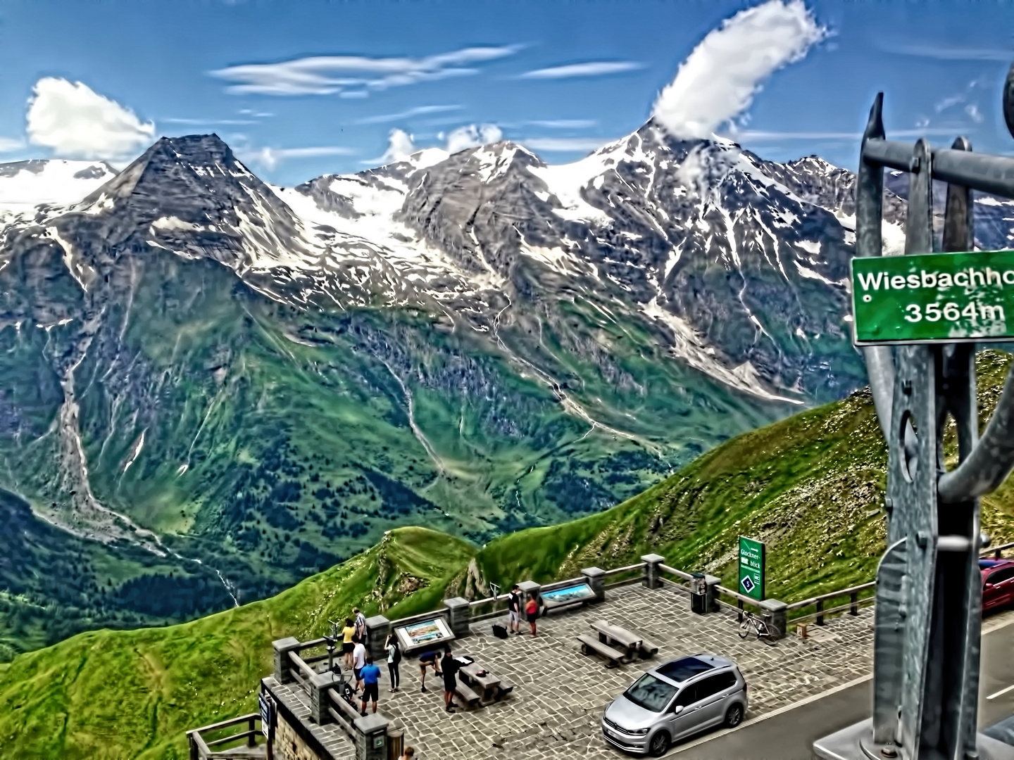 Auf der Fahrt zum Großglockner-