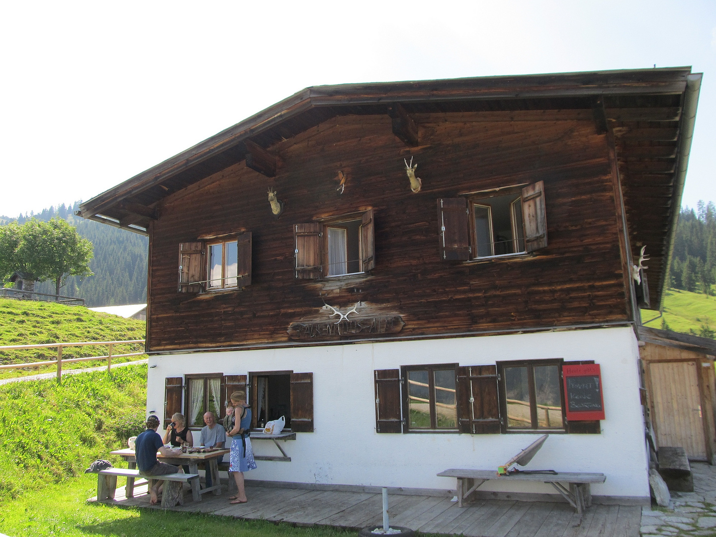 Auf der Falkenmoosalm nahe Achenkirch