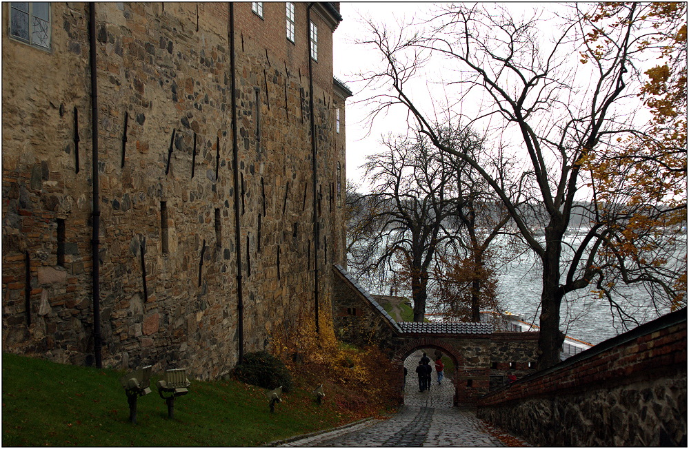 ... auf der Festung Akershus ...