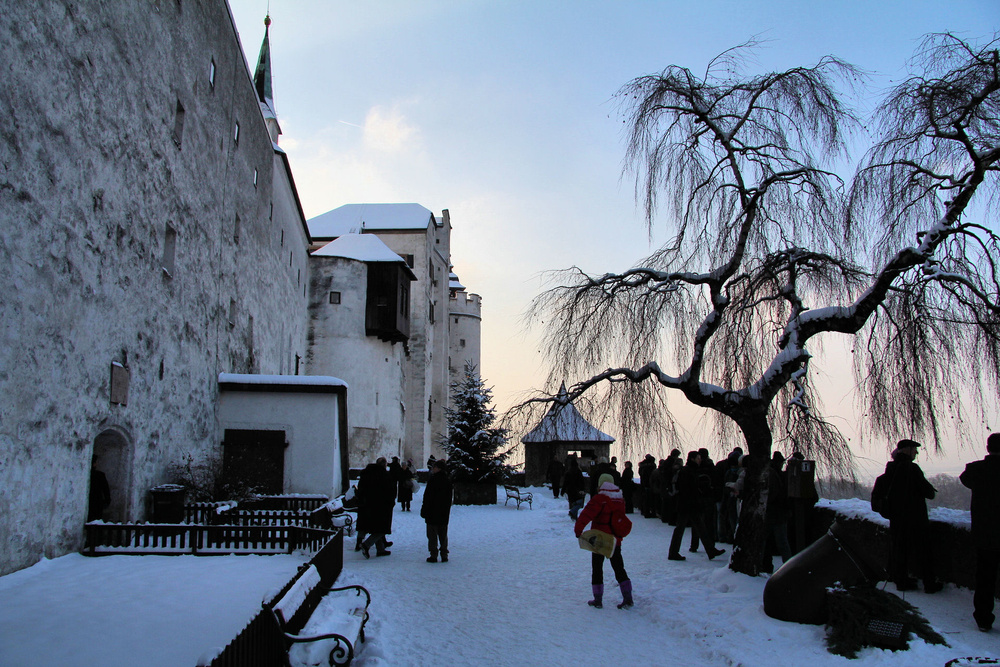 Auf der Festung in Salzburg