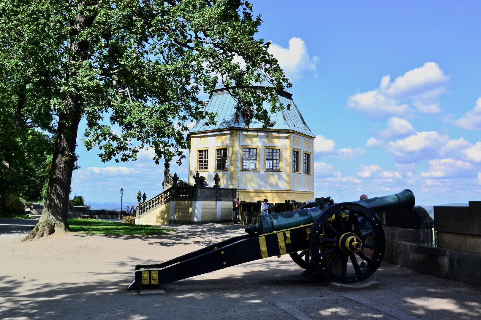 Auf der Festung Königstein (1)…